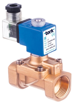 Клапан соленоидный для перегретой воды 2/2 ходовой прямого действия нормально открытый TORK T-BN 201 Клапаны / вентили