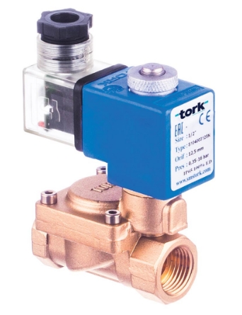 Клапан соленоидный для перегретой воды и пара 2/2 ходовой непрямого действия нормально закрытый TORK T-BTD 204 S2040.04 Клапаны / вентили