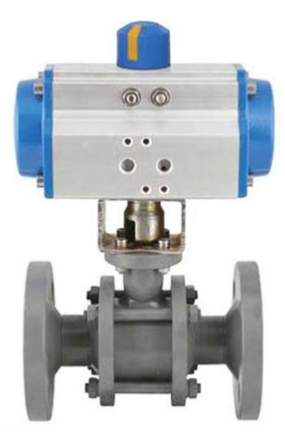 Клапан шаровой с пневмоприводом 2/2 ходовой углеродистая сталь фланцевый TORK PAV 907F.15 SR Клапаны / вентили